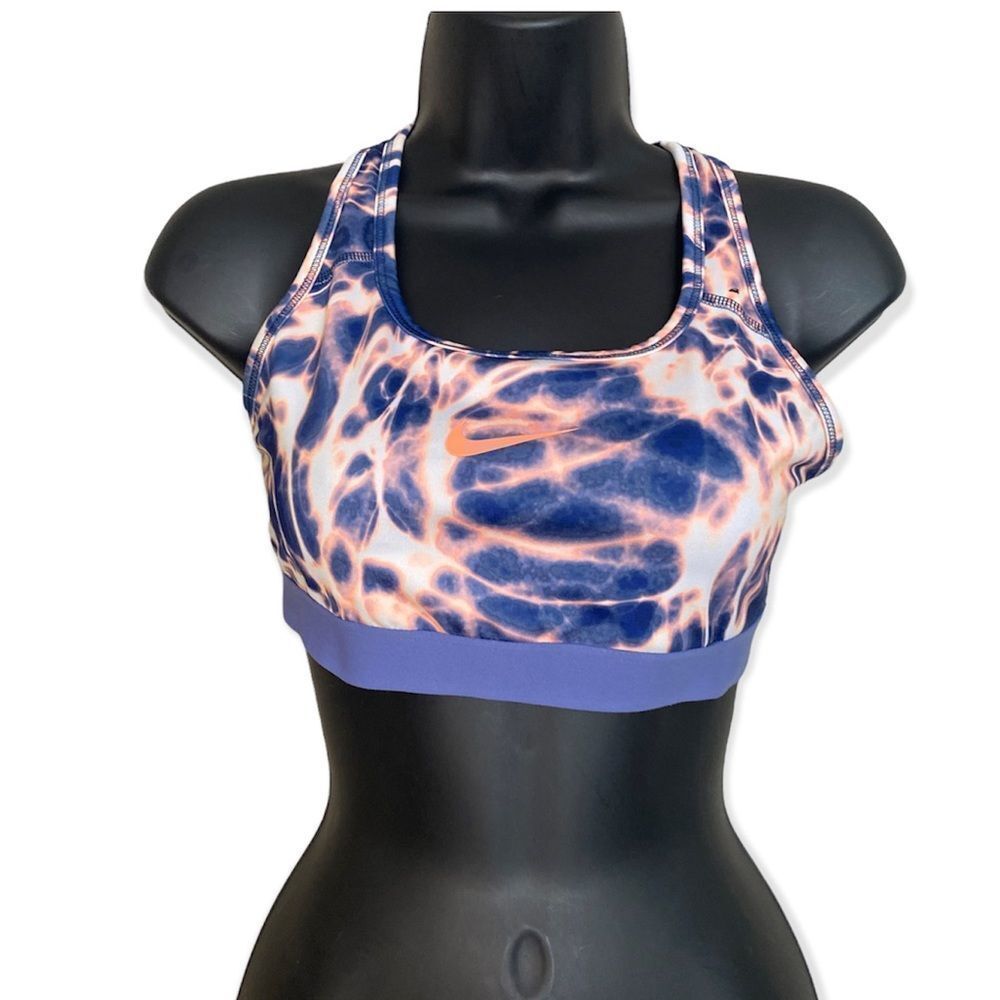 Girls NIKE Dri Fit Racerback Purple Pink Ombre Workout Sports Bra